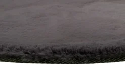 Esprit Teppich Rund Anthrazit und sehr flauschig Hochflor "Alice"