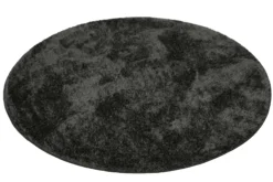Esprit Teppich Rund Anthrazit Hochflor 