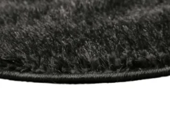 Esprit Teppich Rund Anthrazit Hochflor 
