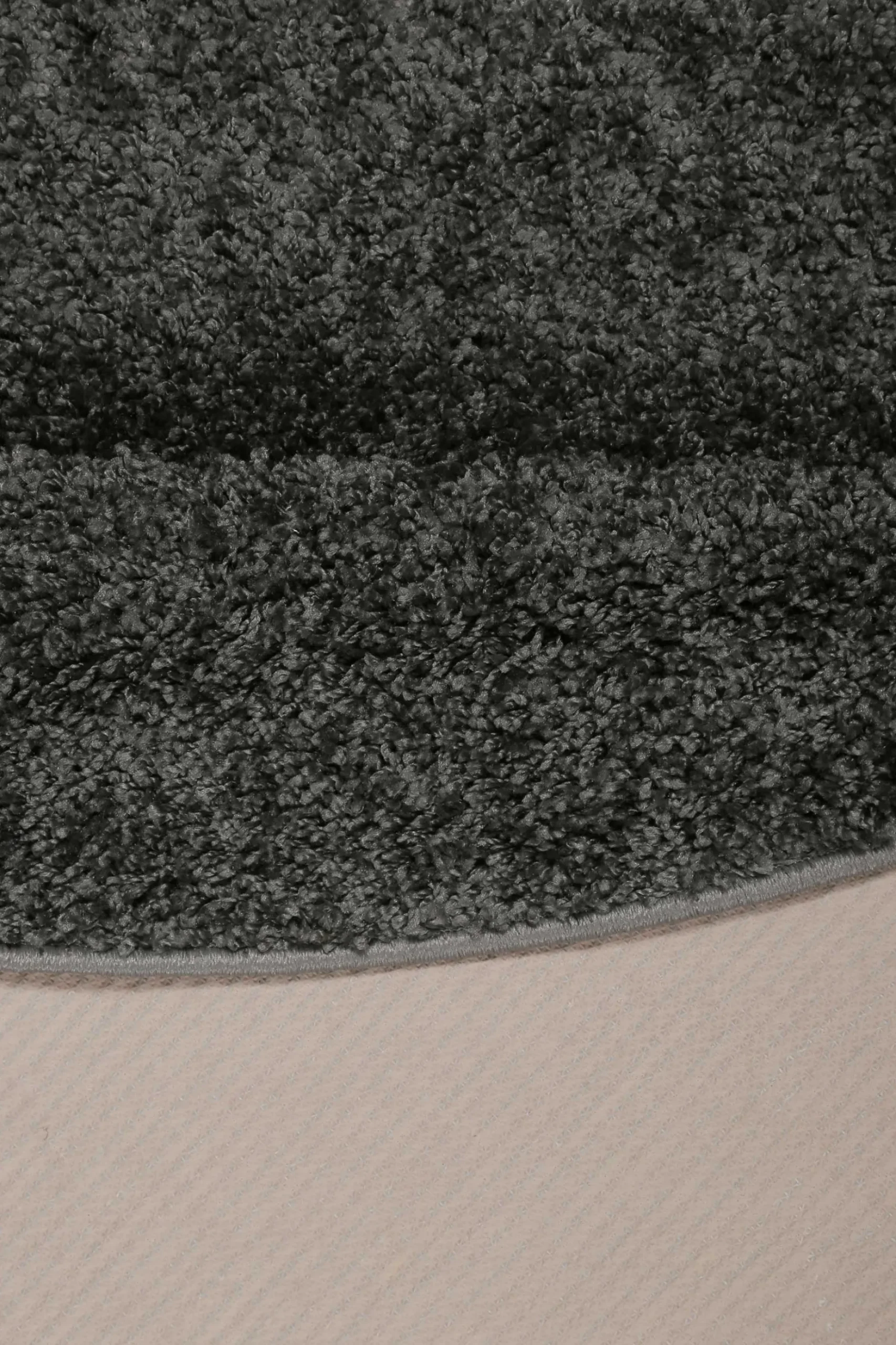 Esprit Teppich Rund Anthrazit Hochflor "#Whisper Shag"