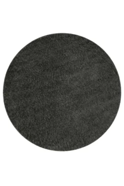 Esprit Teppich Rund Anthrazit Hochflor
