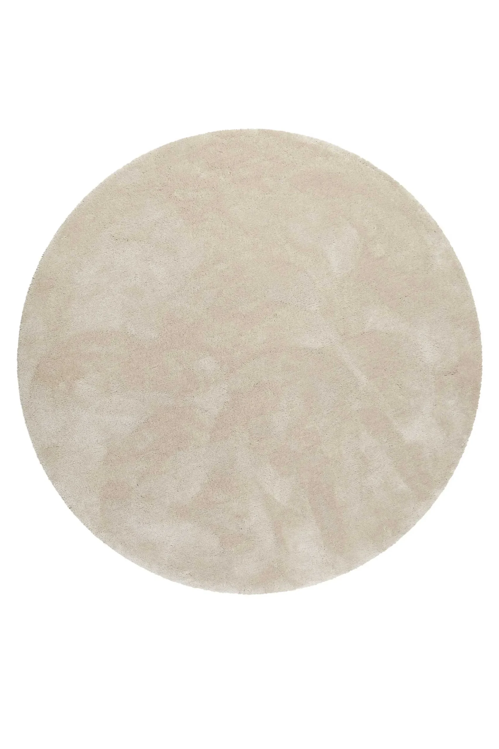 Esprit Teppich Rund Beige Hochflor "Relaxx"