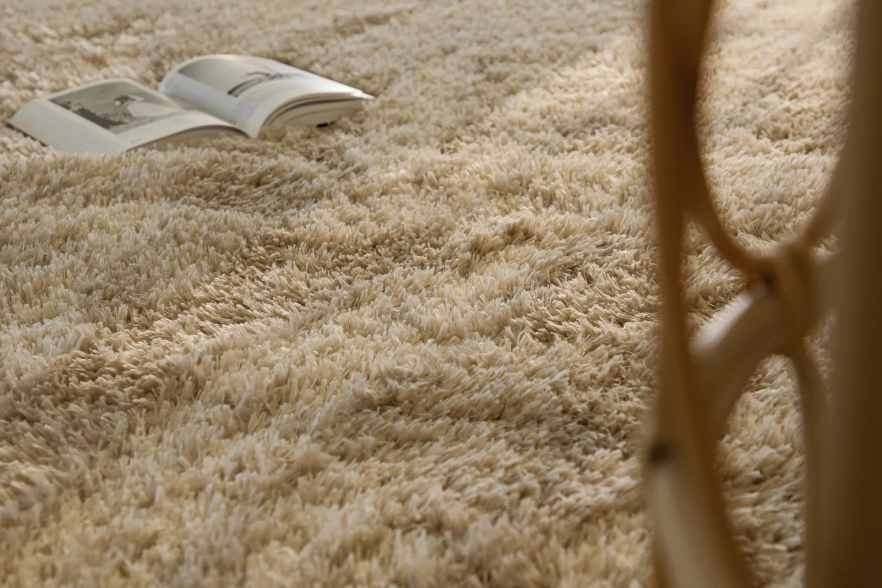Esprit Teppich Rund Beige Sand weich soft & nachhaltig "Yogi"