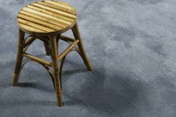 Esprit Teppich Rund Blau Grau Hochflor "Relaxx"