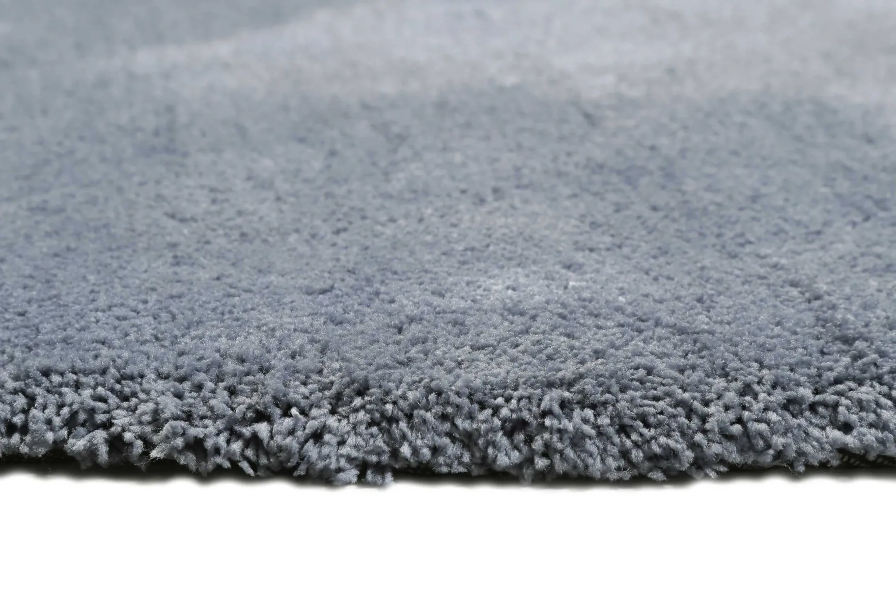 Esprit Teppich Rund Blau Grau Hochflor "Relaxx"