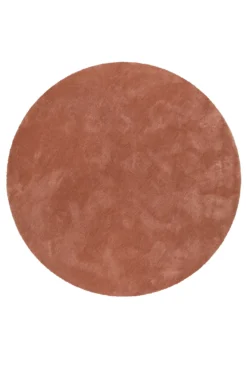 Esprit Teppich Rund Cognac Hochflor 