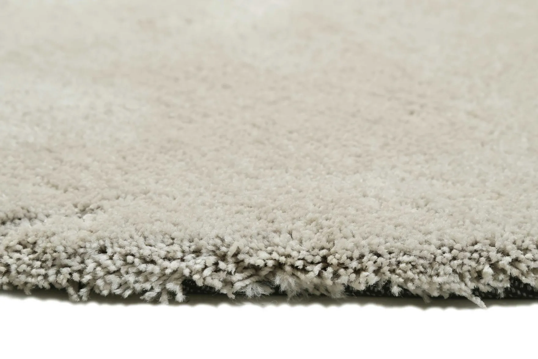 Esprit Teppich Rund Creme Beige Hochflor "Relaxx"