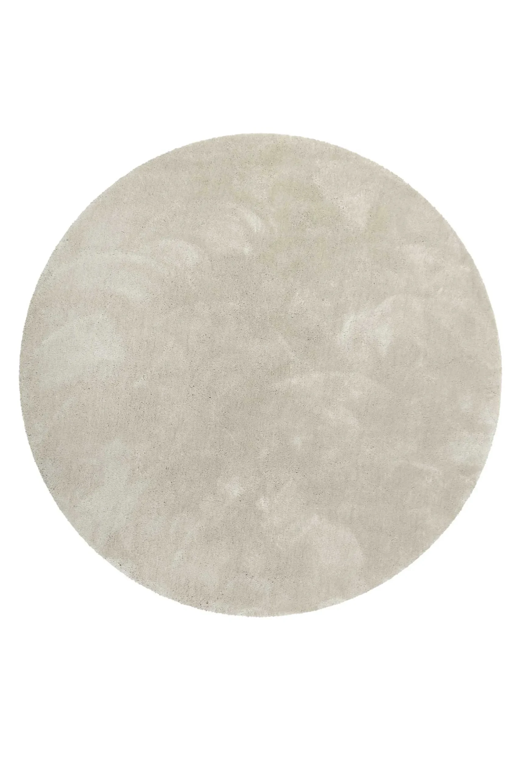 Esprit Teppich Rund Creme Beige Hochflor "Relaxx"