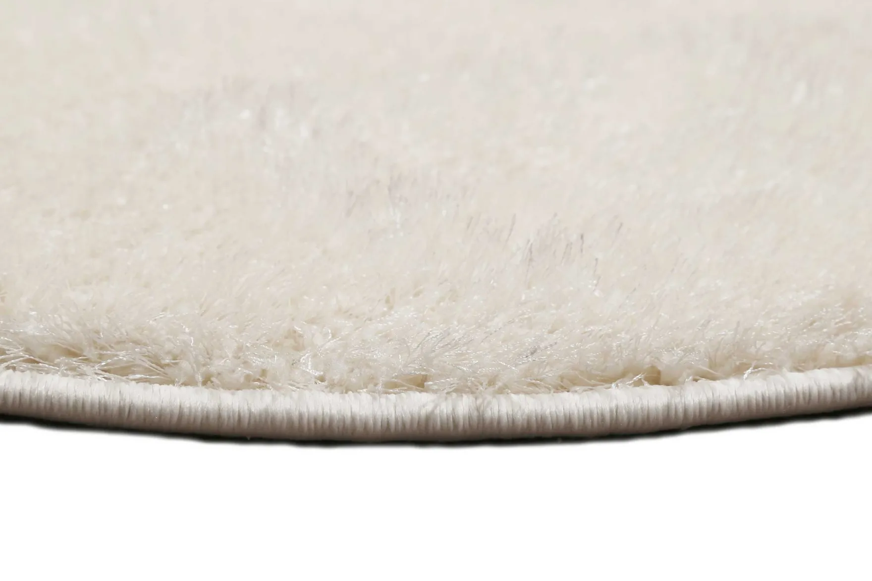 Esprit Teppich Rund Creme Weiß Hochflor "#Swagger Shag"