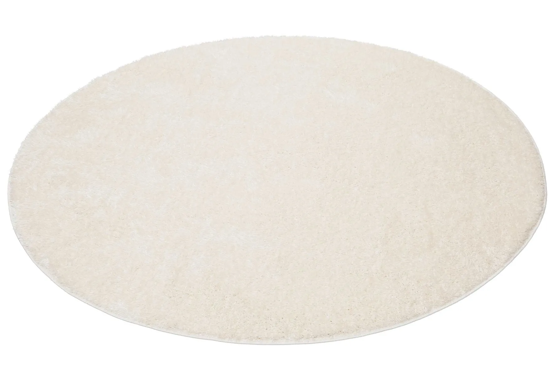 Esprit Teppich Rund Creme Weiß Hochflor "#Swagger Shag"