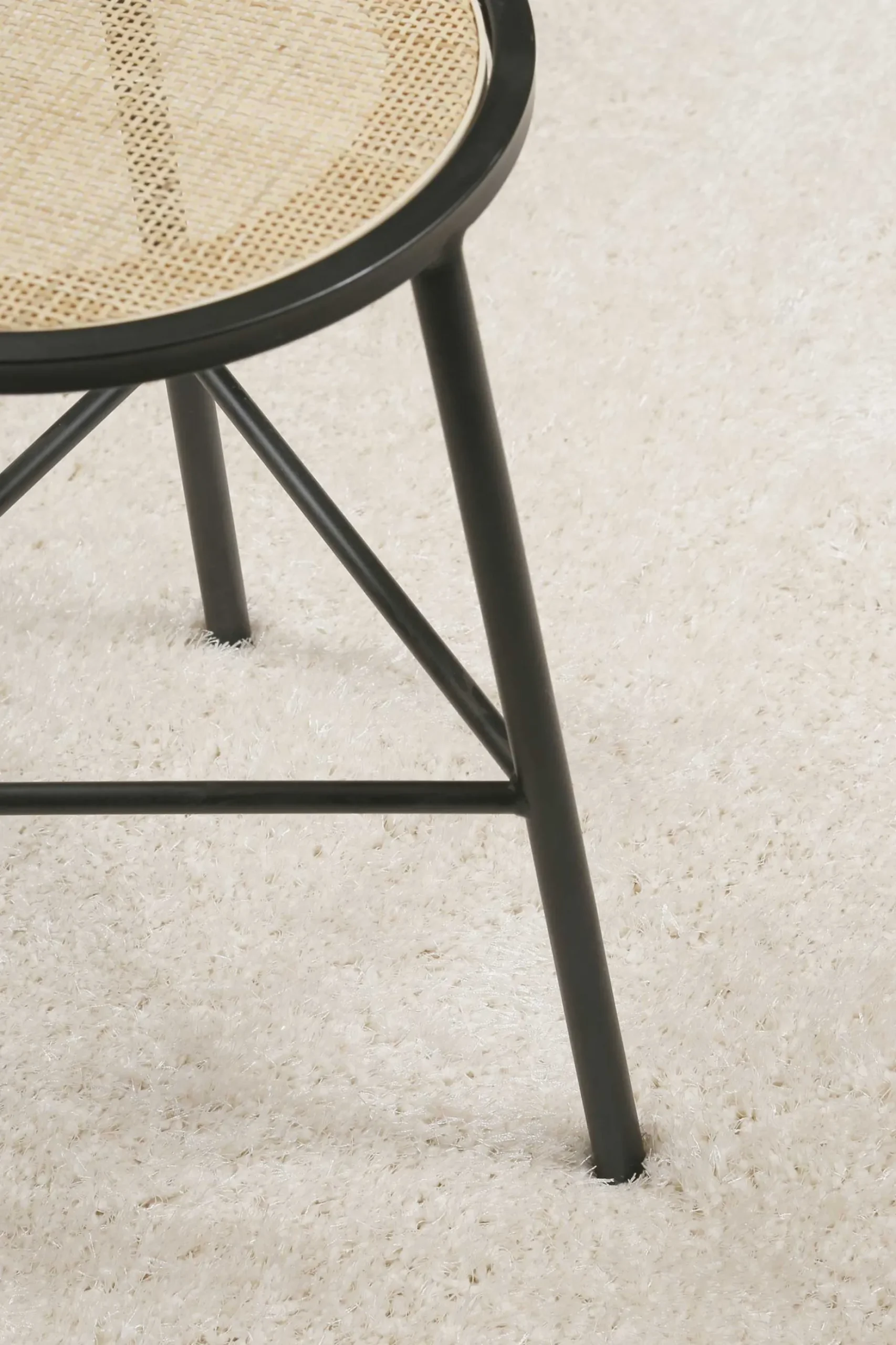 Esprit Teppich Rund Creme Weiß Hochflor "#Swagger Shag"