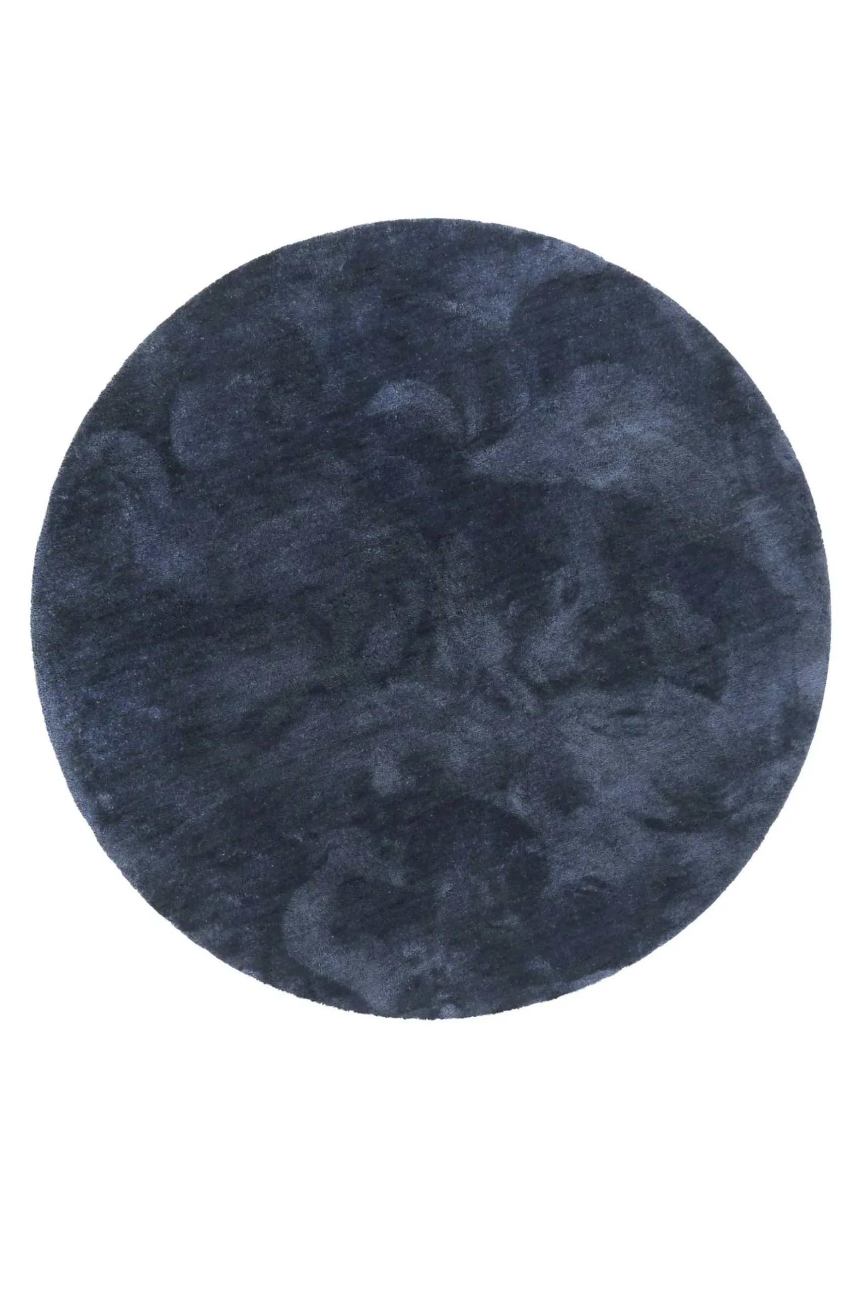 Esprit Teppich Rund Dunkelblau Hochflor "Relaxx"
