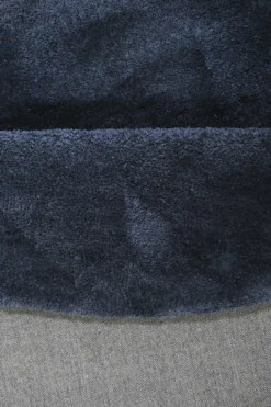 Esprit Teppich Rund Dunkelblau Hochflor