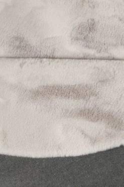 Esprit Teppich Rund Greige und sehr flauschig Hochflor