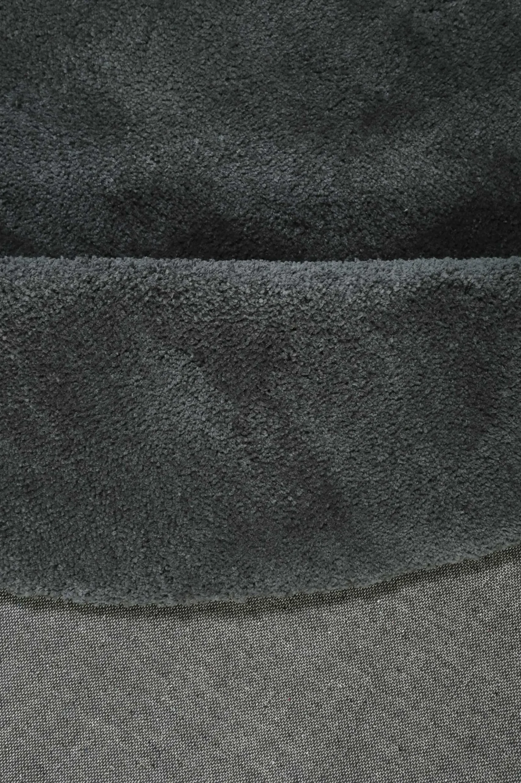 Esprit Teppich Rund Grün Anthrazit Hochflor "Relaxx"