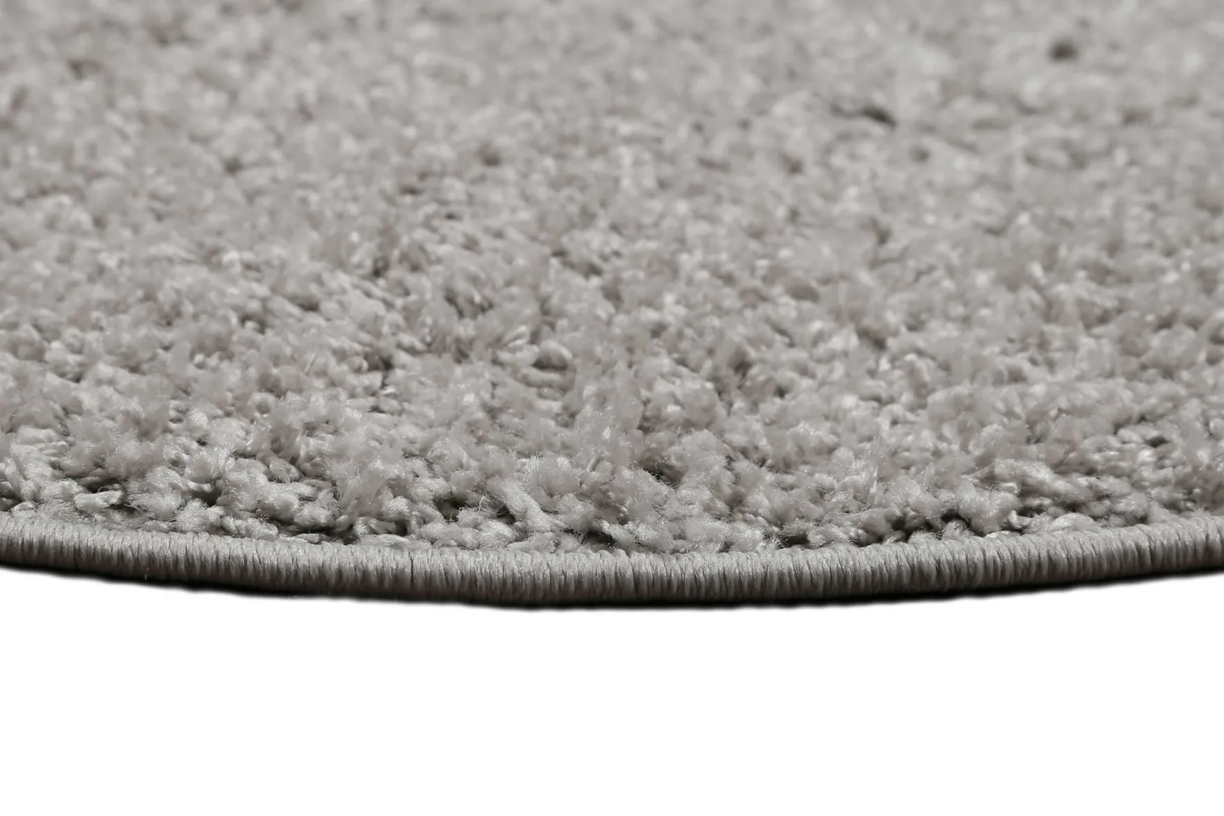 Esprit Teppich Rund Hellgrau Hochflor "#Whisper Shag"