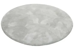 Esprit Teppich Rund Hellgrau Hochflor "Relaxx"