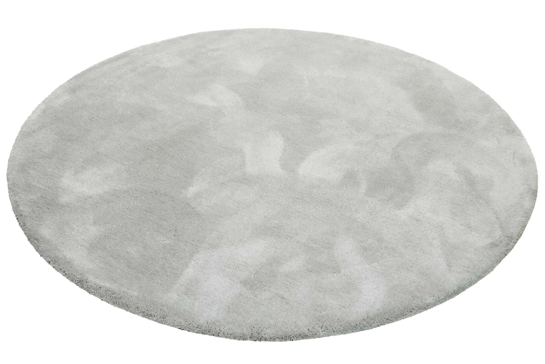 Esprit Teppich Rund Hellgrau Hochflor "Relaxx"