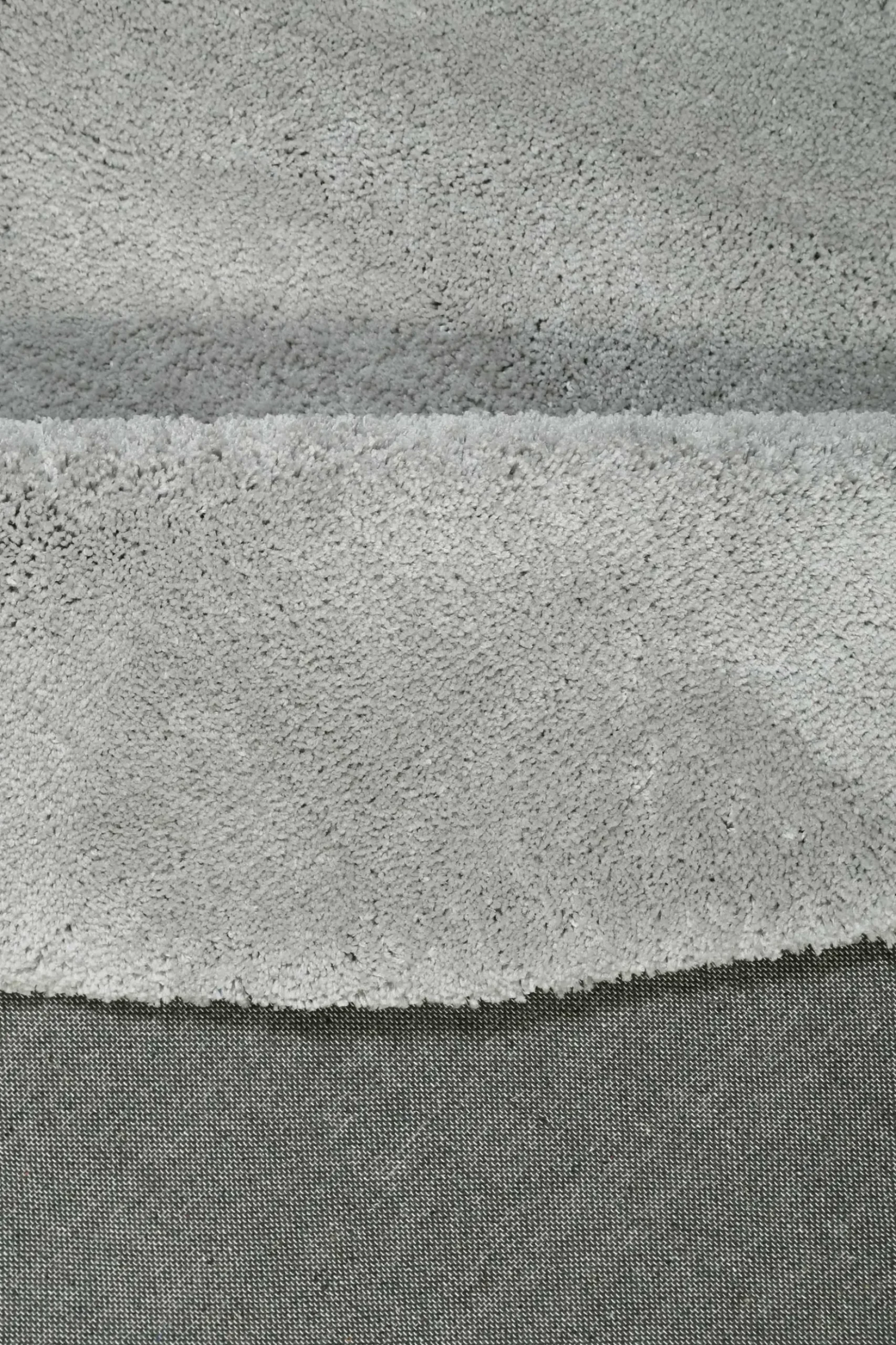 Esprit Teppich Rund Hellgrau Hochflor "Relaxx"