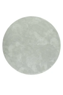 Esprit Teppich Rund Hellgrau Grün Hochflor "Relaxx"