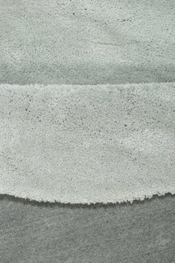 Esprit Teppich Rund Hellgrau Grün Hochflor