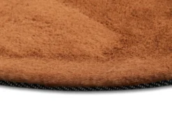 Esprit Teppich Rund Kupfer Rot und sehr flauschig Hochflor
