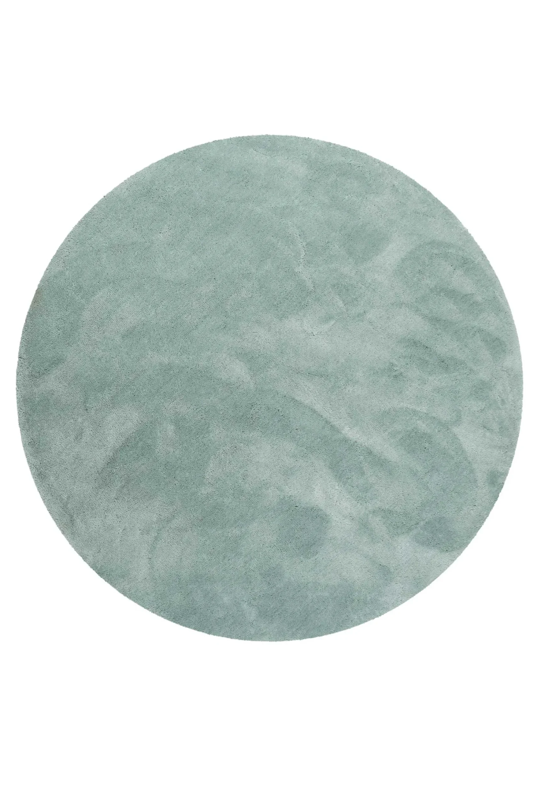 Esprit Teppich Rund Mintgrün Hochflor "Relaxx"