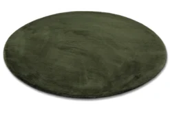 Esprit Teppich Rund Oliv Grün und sehr flauschig Hochflor