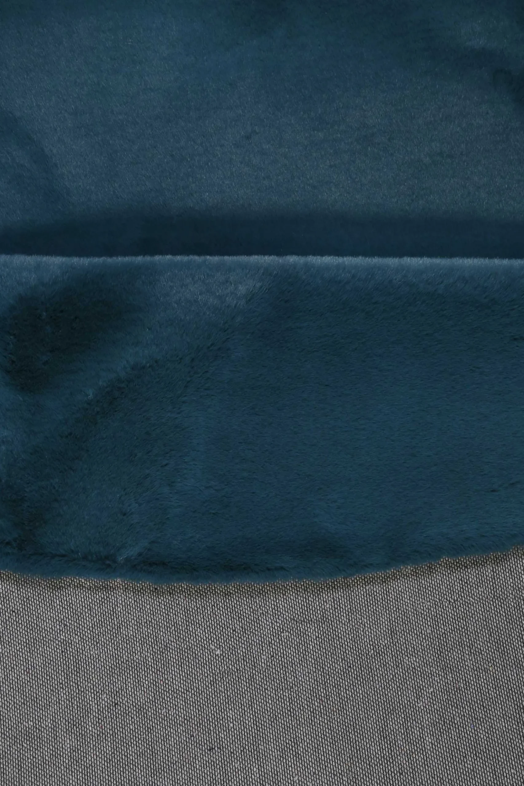 Esprit Teppich Rund Petrol und sehr flauschig Hochflor "Alice"