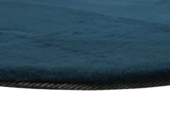 Esprit Teppich Rund Petrol und sehr flauschig Hochflor