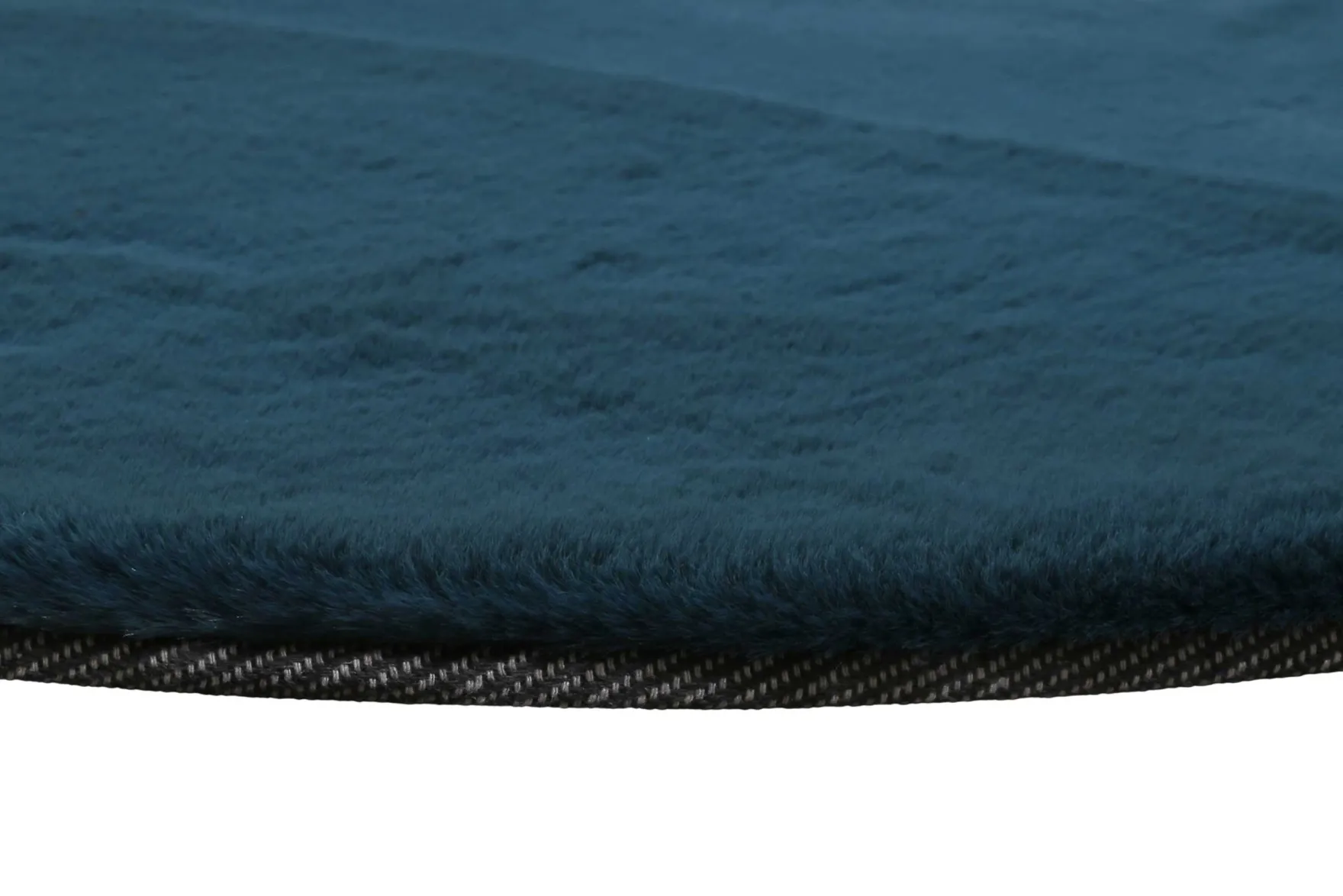 Esprit Teppich Rund Petrol und sehr flauschig Hochflor "Alice"