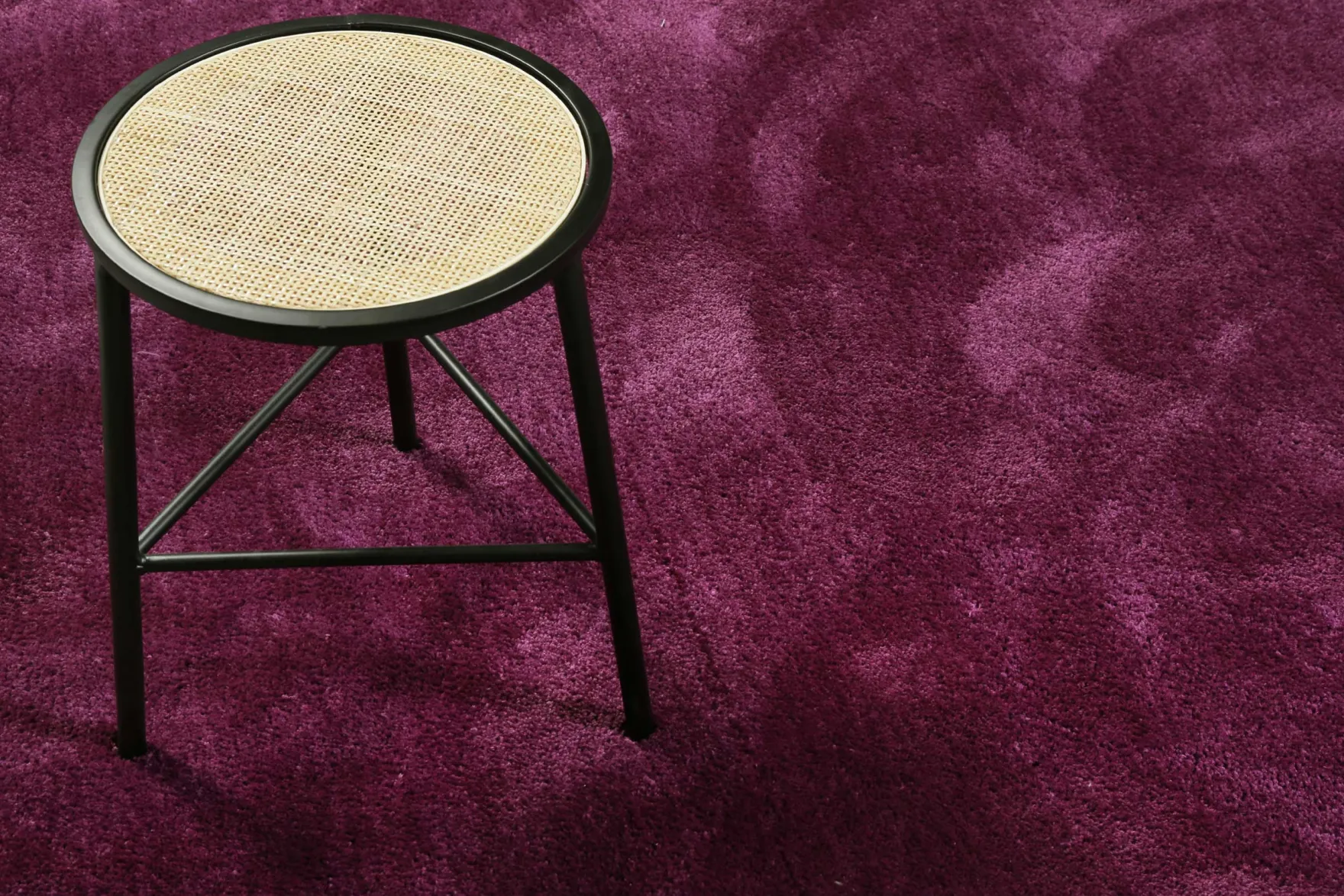 Esprit Teppich Rund Pink Violett Hochflor "Relaxx"