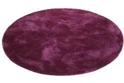 Esprit Teppich Rund Pink Violett Hochflor "Relaxx"