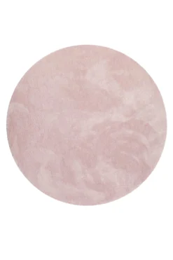 Esprit Teppich Rund Rosa Hochflor 