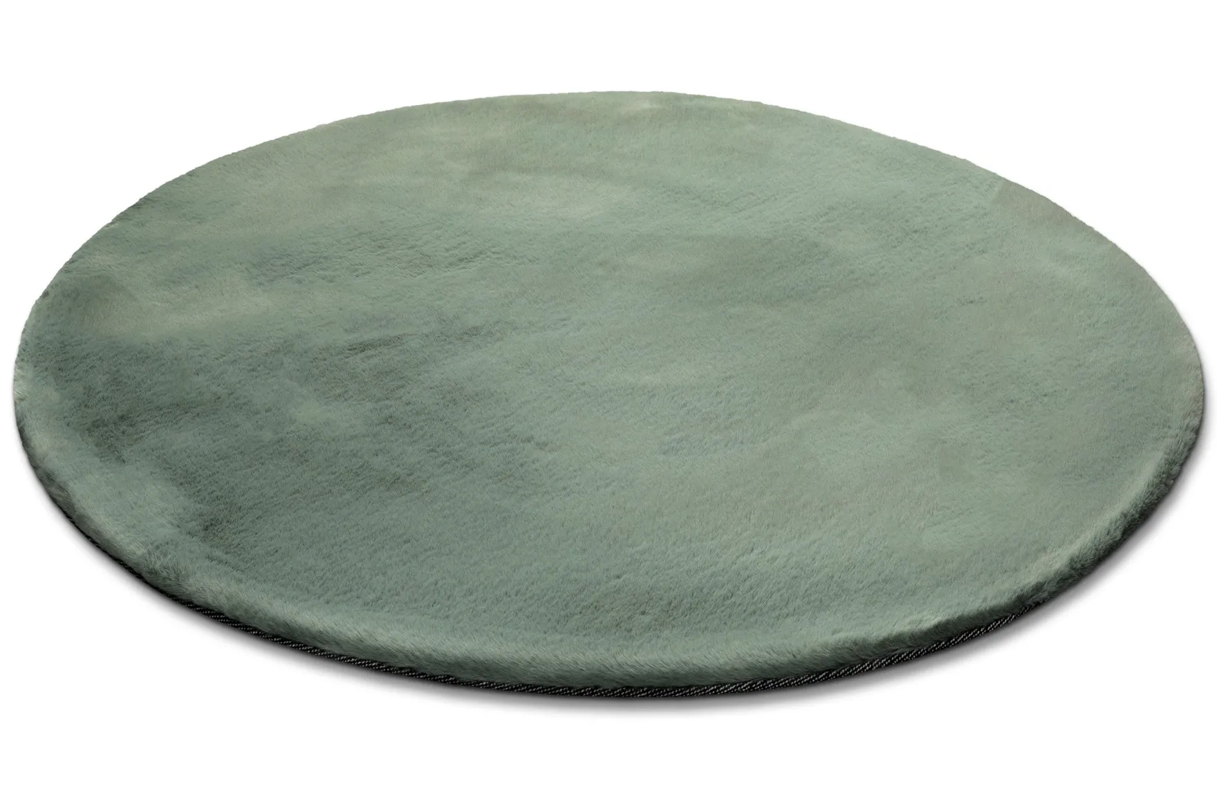 Esprit Teppich Rund Salbei Grün und sehr flauschig Hochflor "Alice"