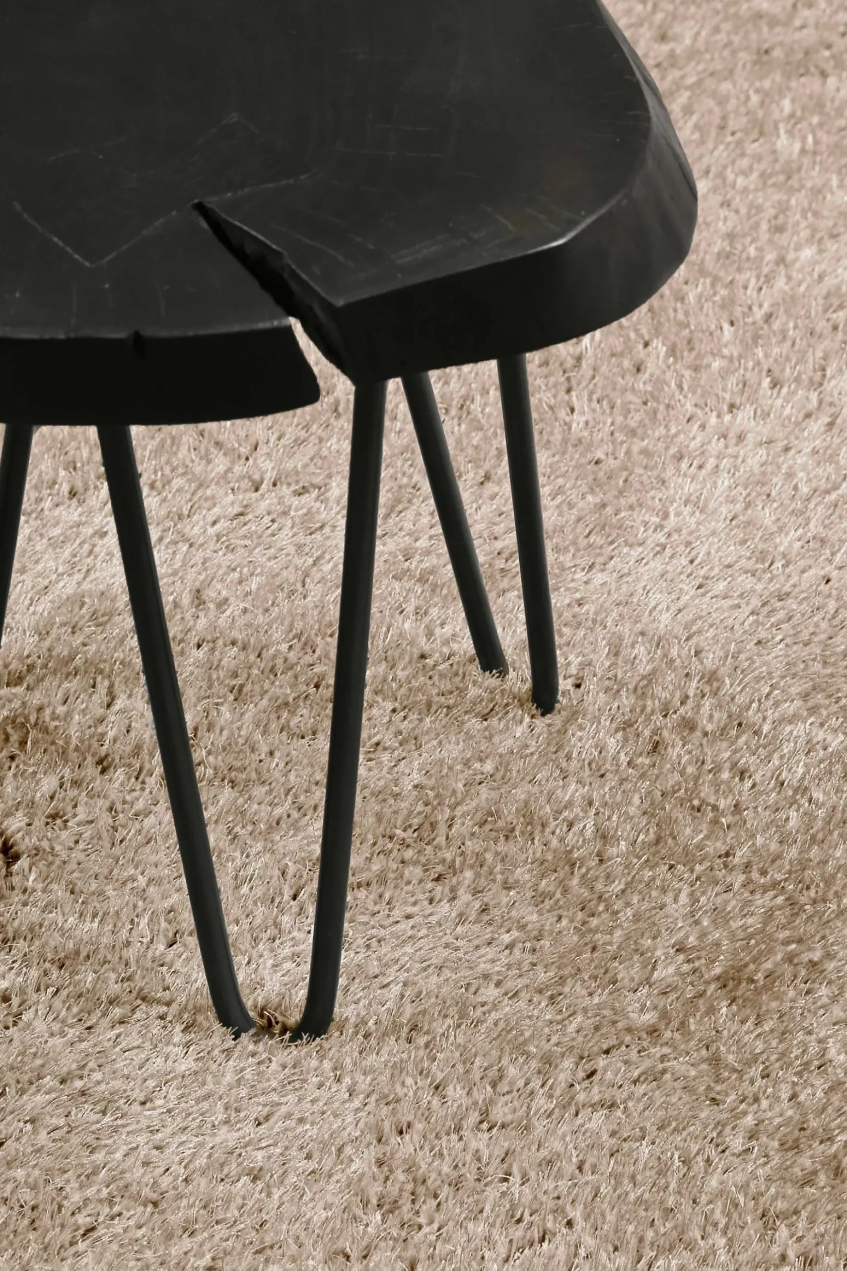 Esprit Teppich Rund Sand Hochflor "#Swagger Shag"