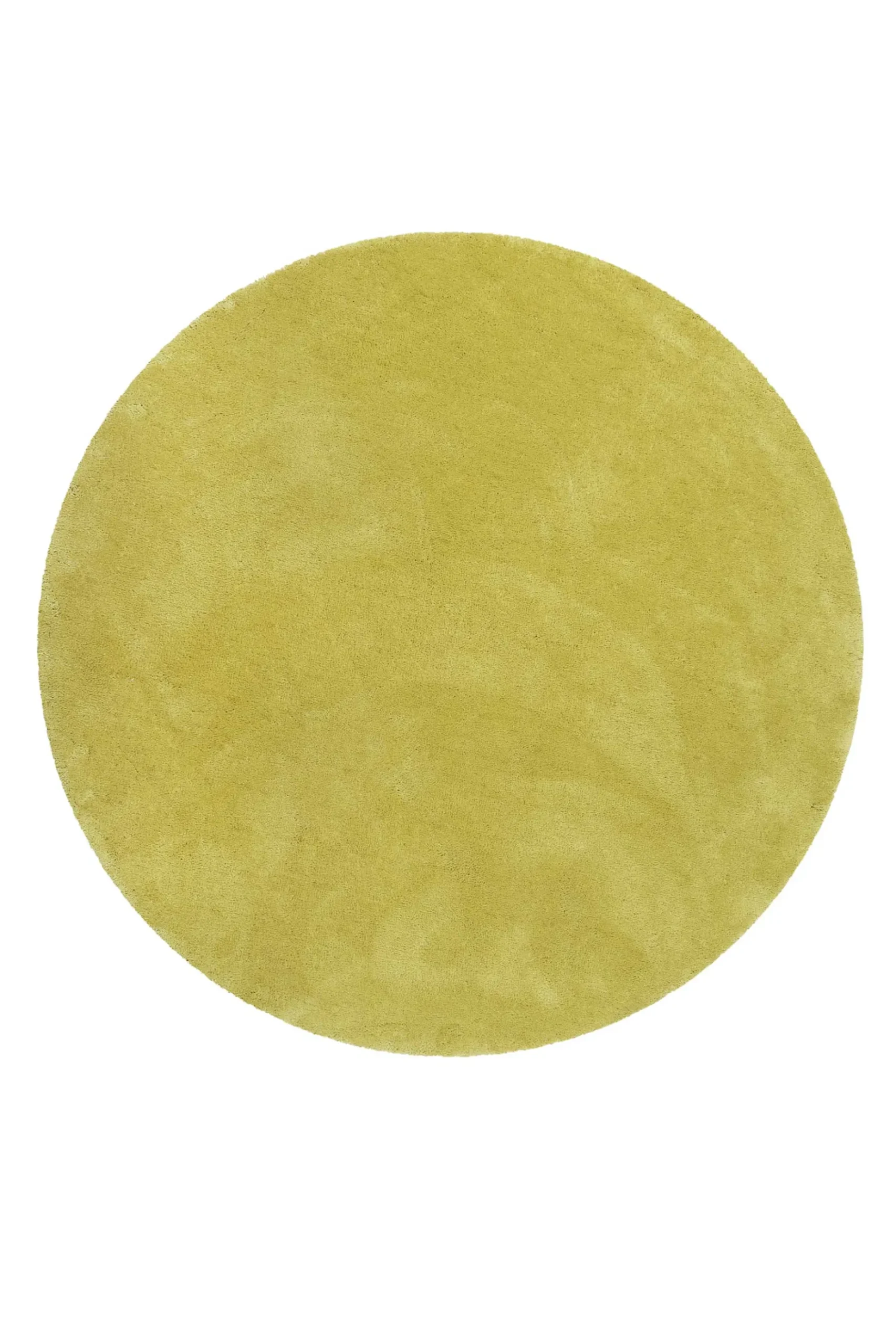 Esprit Teppich Rund Senfgelb Hochflor "Relaxx"