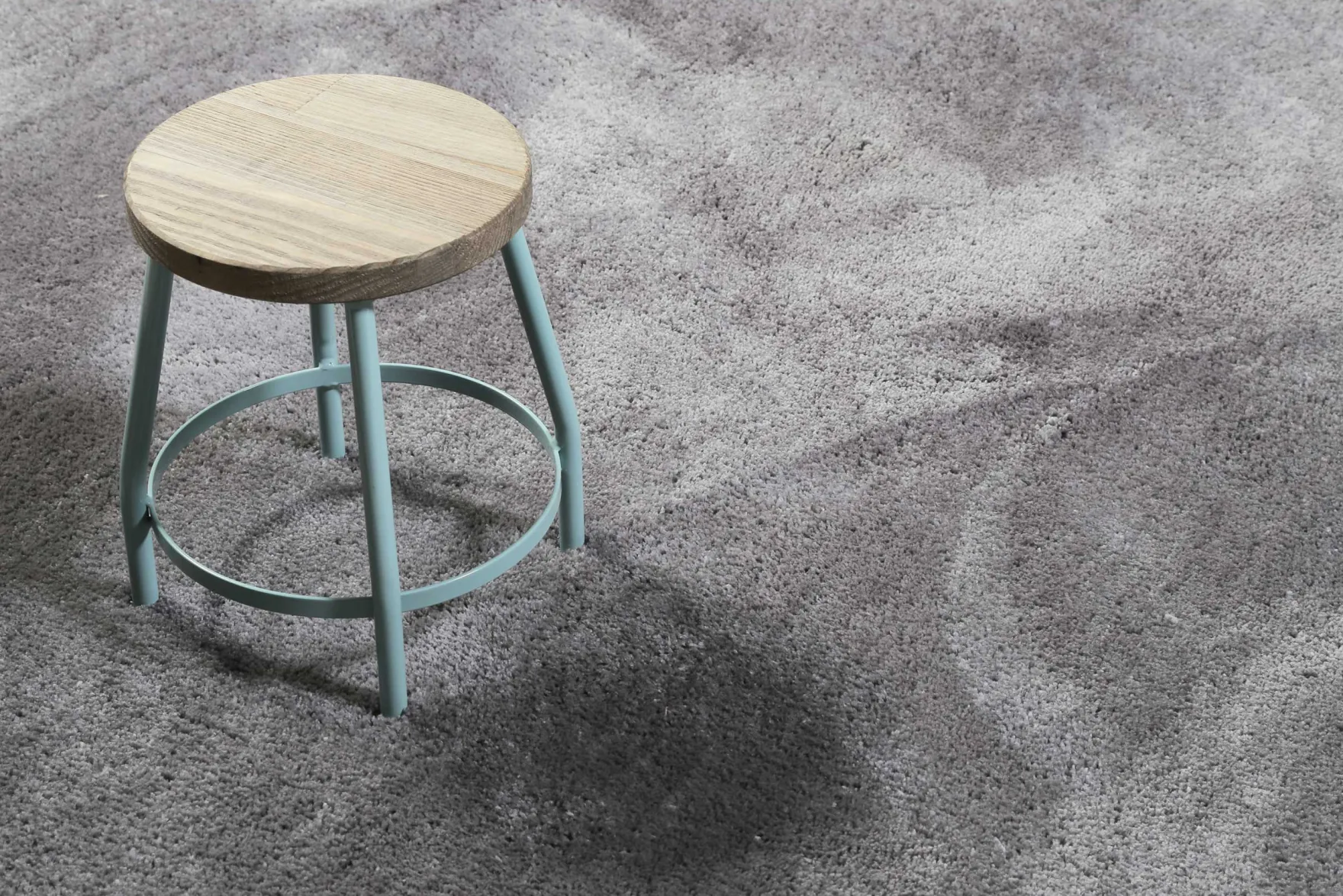 Esprit Teppich Rund Taupe Grau Hochflor "Relaxx"