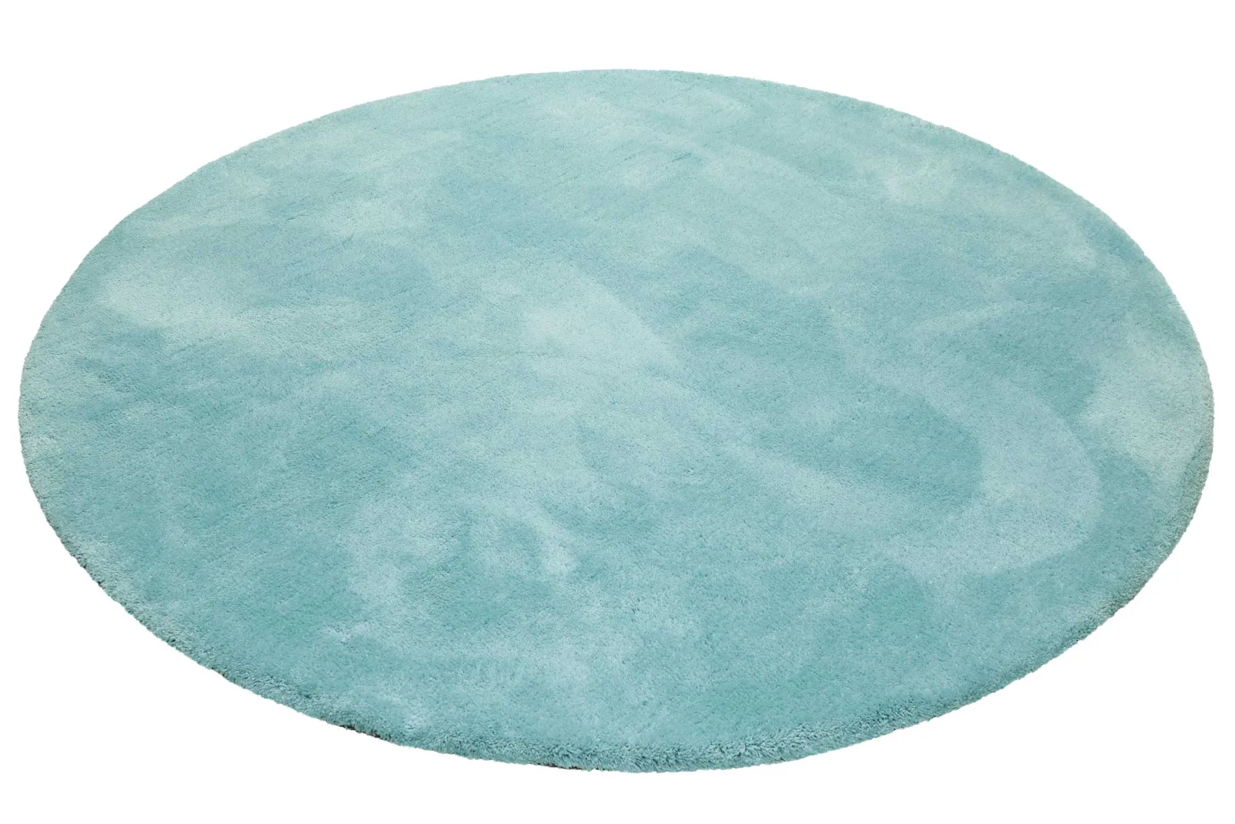 Esprit Teppich Rund Türkis Hochflor "Relaxx"