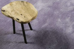 Esprit Teppich Rund Violett Hochflor "Relaxx"