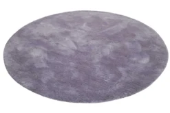 Esprit Teppich Rund Violett Hochflor