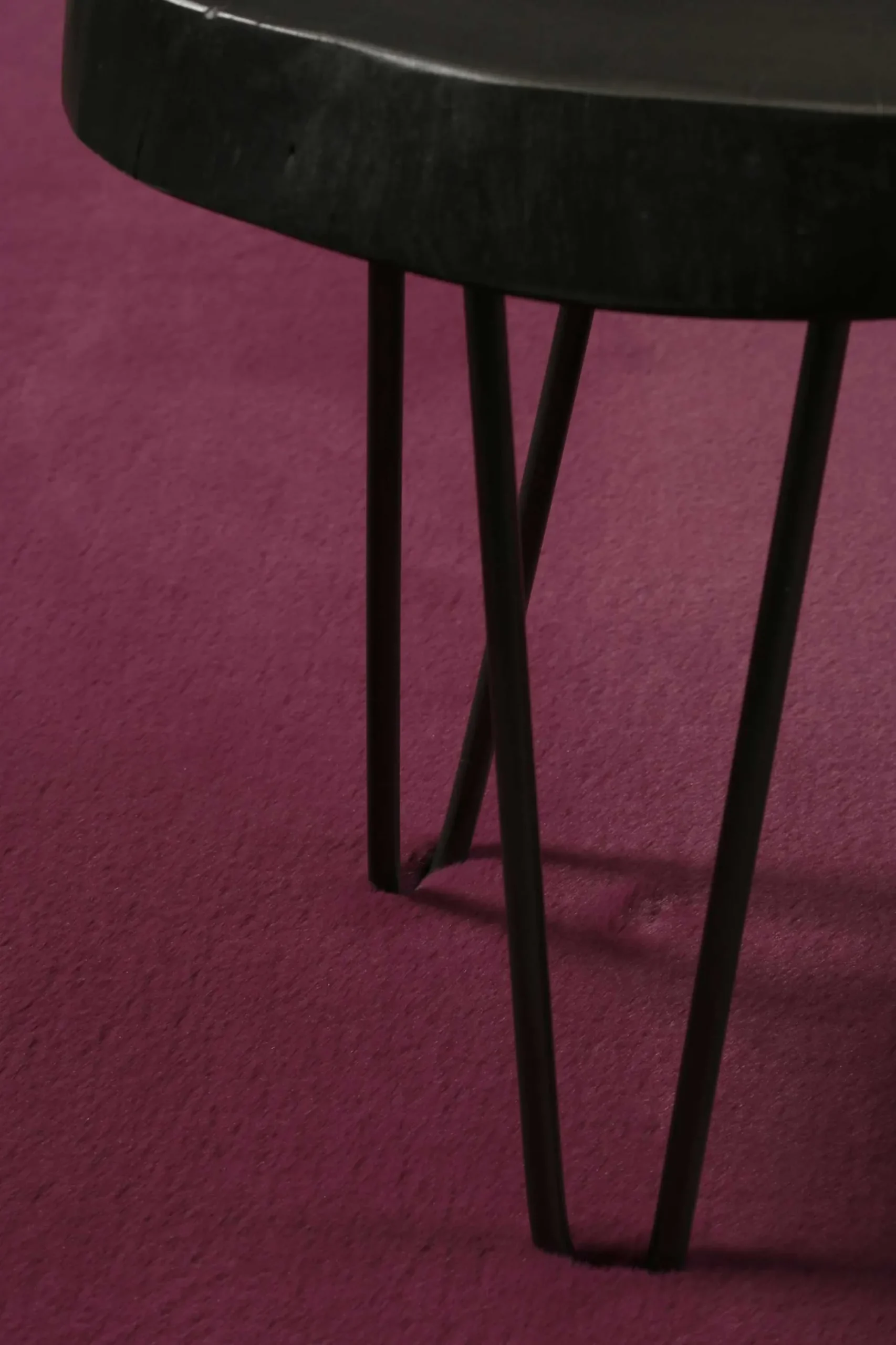 Esprit Teppich Rund Violett und sehr flauschig Hochflor "Alice"