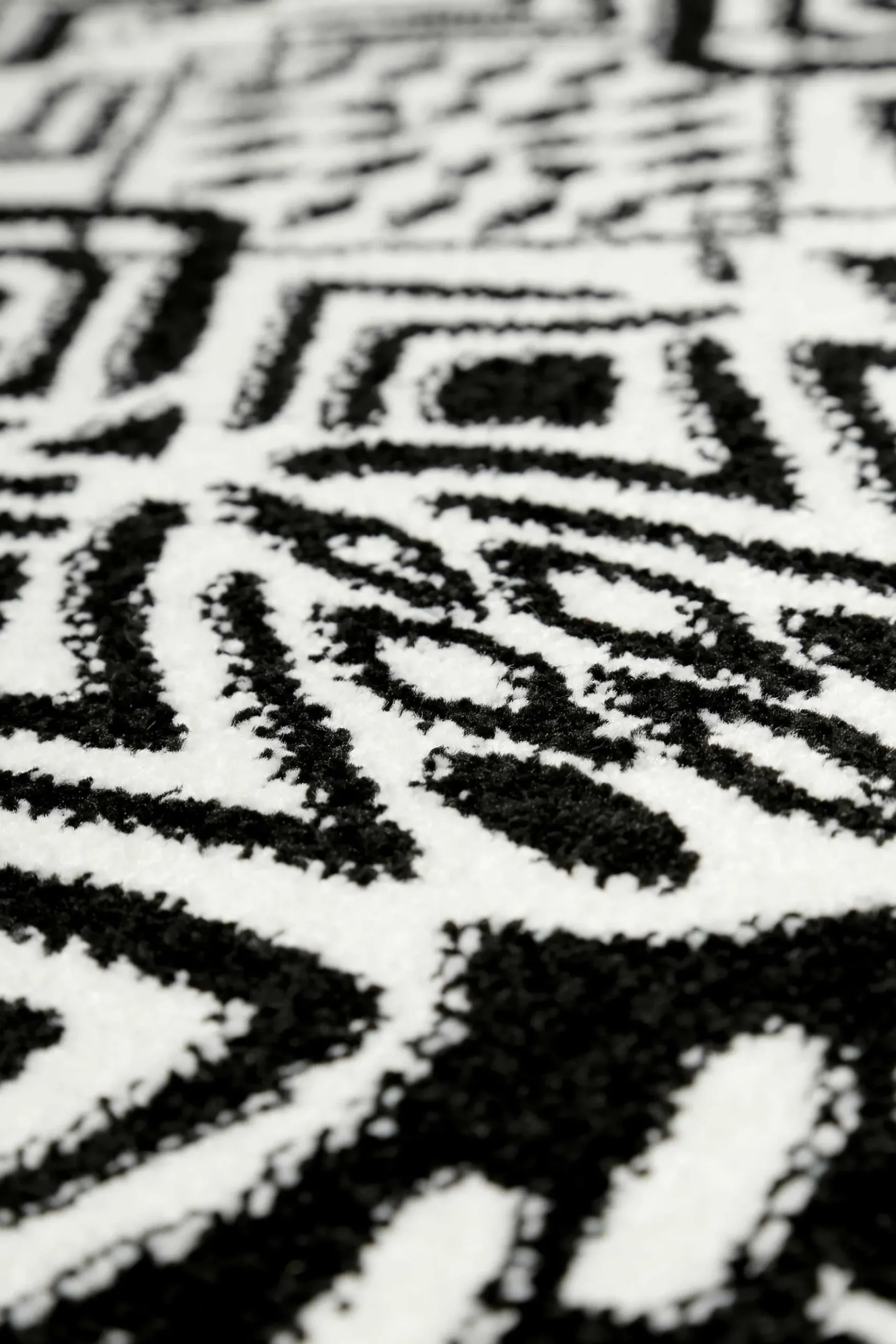 Esprit Teppich Schwarz Weiß Kurzflor "Black & White"