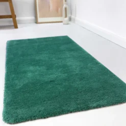 Esprit Teppich Smaragdgrün Hochflor