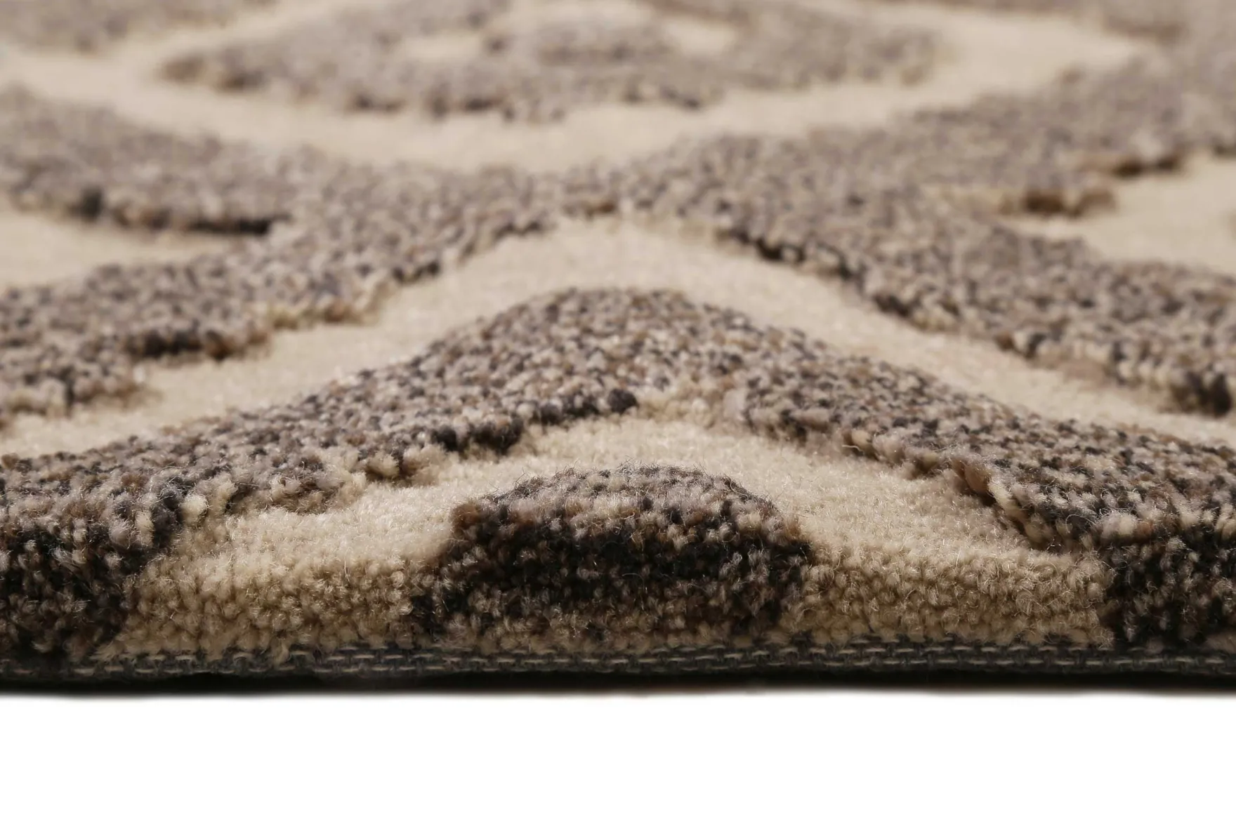 Esprit Teppich Taupe Braun aus Wolle "Africa Ethnic"