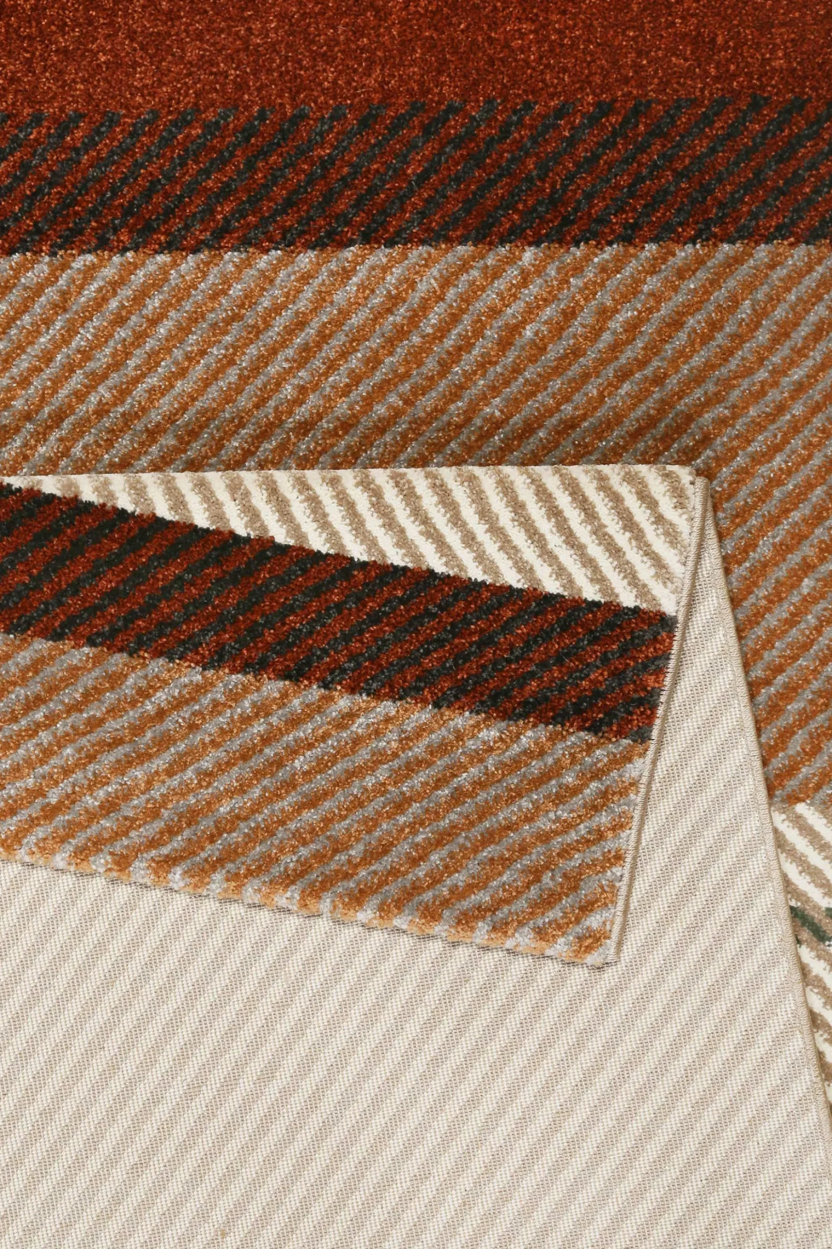Esprit Teppich Taupe Braun Kurzflor "Eastwood"