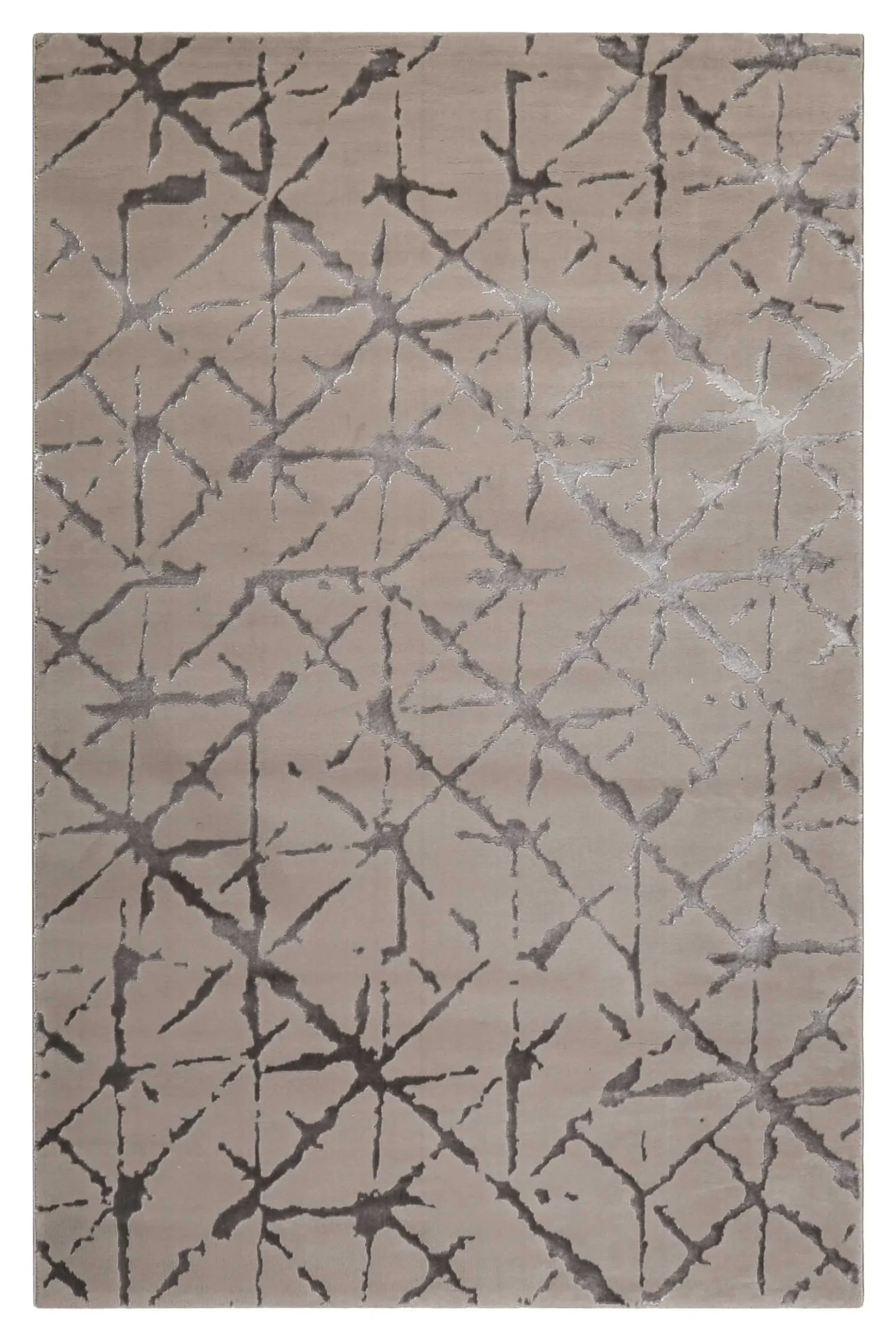 Esprit Teppich Taupe Grau Kurzflor "Solveig"