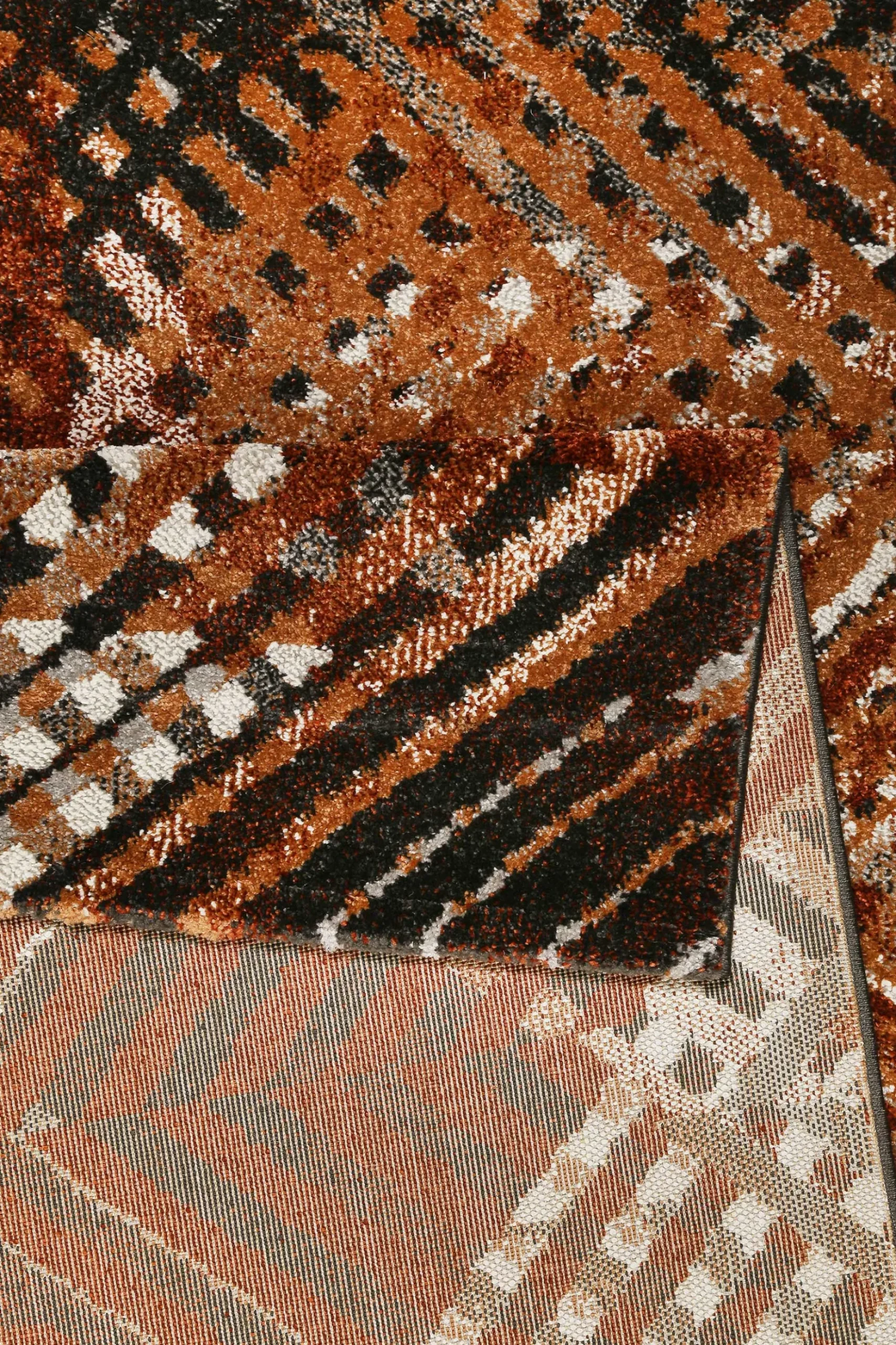 Esprit Teppich Terracotta Braun Kurzflor "Vario"