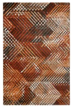 Esprit Teppich Terracotta Braun Kurzflor