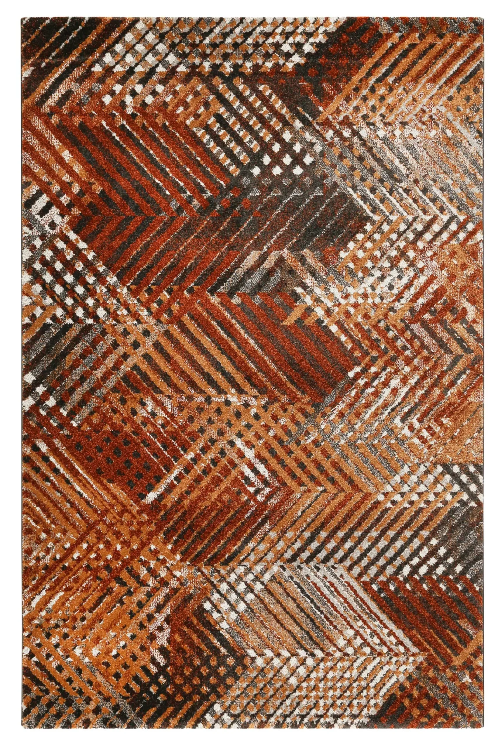 Esprit Teppich Terracotta Braun Kurzflor "Vario"